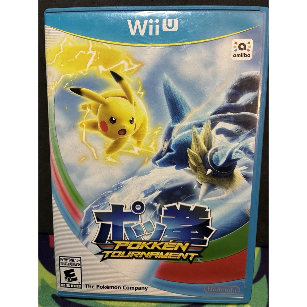 Pokkén Tournament Pokemon (Nintendo Wii U Nice No Manual